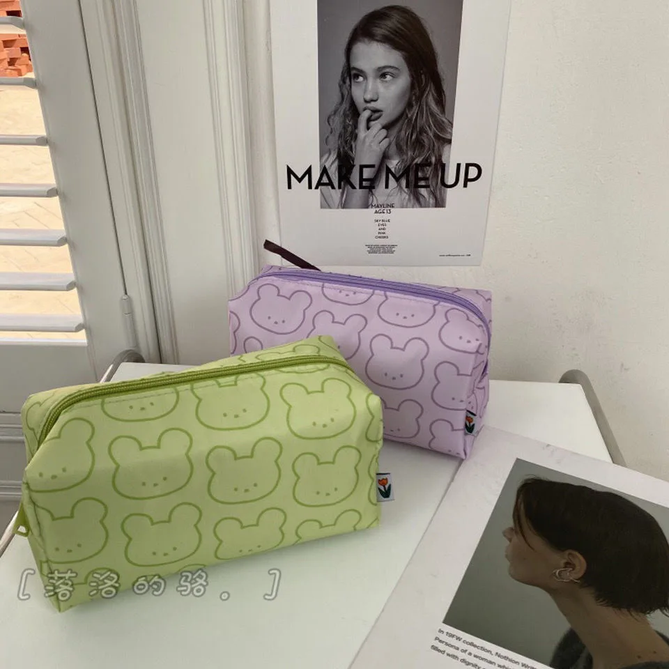 Cute Nylon Cartoon Bear Pencil Case Student Stationery Storage Bag Kawaii School Supplies Back To School Cosmetic Bag Cute Bag
Cute Nylon Cartoon Bear Pencil Case Student Stationery Storage Bag Kawaii School Supplies Back To School Cosmetic Bag Cute Bag