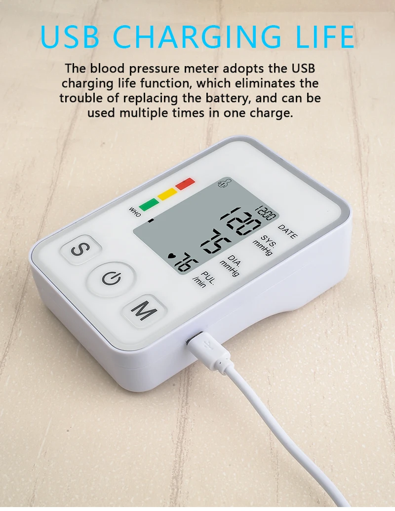 LQUN Portable Monitor Home BP Blood Pressure Monitor With Cuff Upper Arm Automatic Digital Blood Pressure Monitor
LQUN Portable Monitor Home BP Blood Pressure Monitor With Cuff Upper Arm Automatic Digital Blood Pressure Monitor