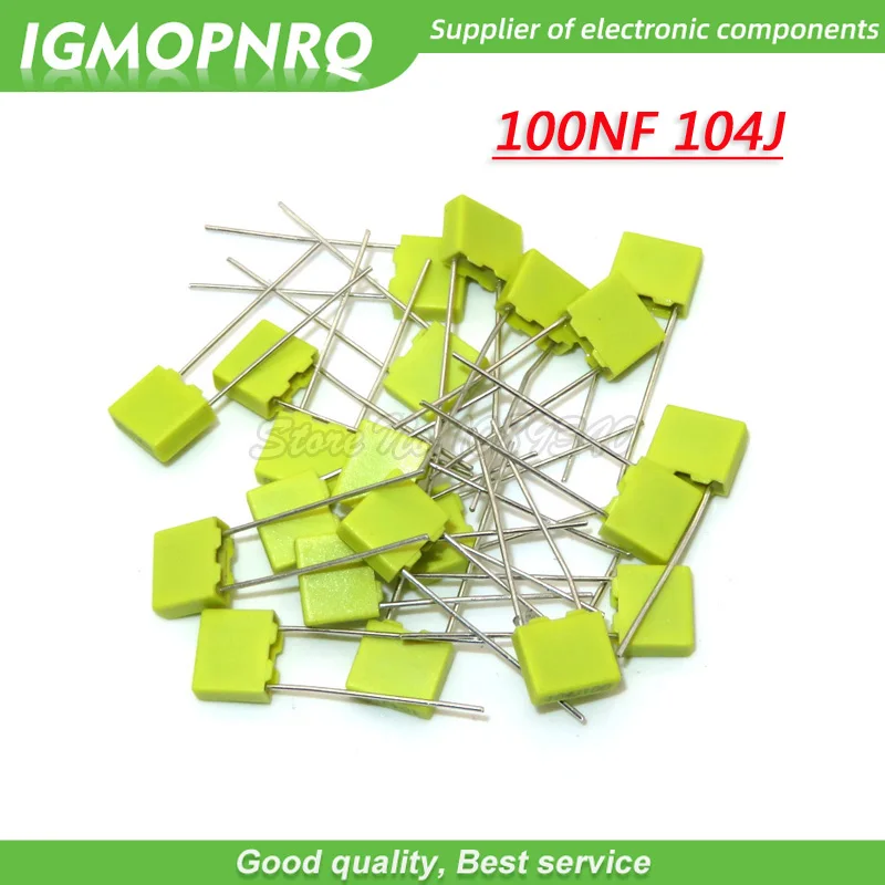 20PCS 100NF 104J Correction Capacitor 100V104J 100NF 0.1UF 100V 104 104J 5mmPolypropylene Safety Plastic Film
20PCS 100NF 104J Correction Capacitor 100V104J 100NF 0.1UF 100V 104 104J 5mmPolypropylene Safety Plastic Film