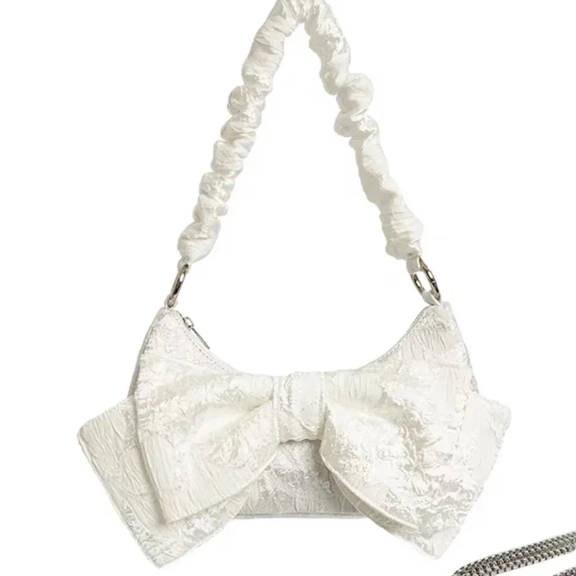 2021 New Bow Solid Color Underarm Wrinkle Bag Single Shoulder Crossslung Bag For Women
2021 New Bow Solid Color Underarm Wrinkle Bag Single Shoulder Crossslung Bag For Women