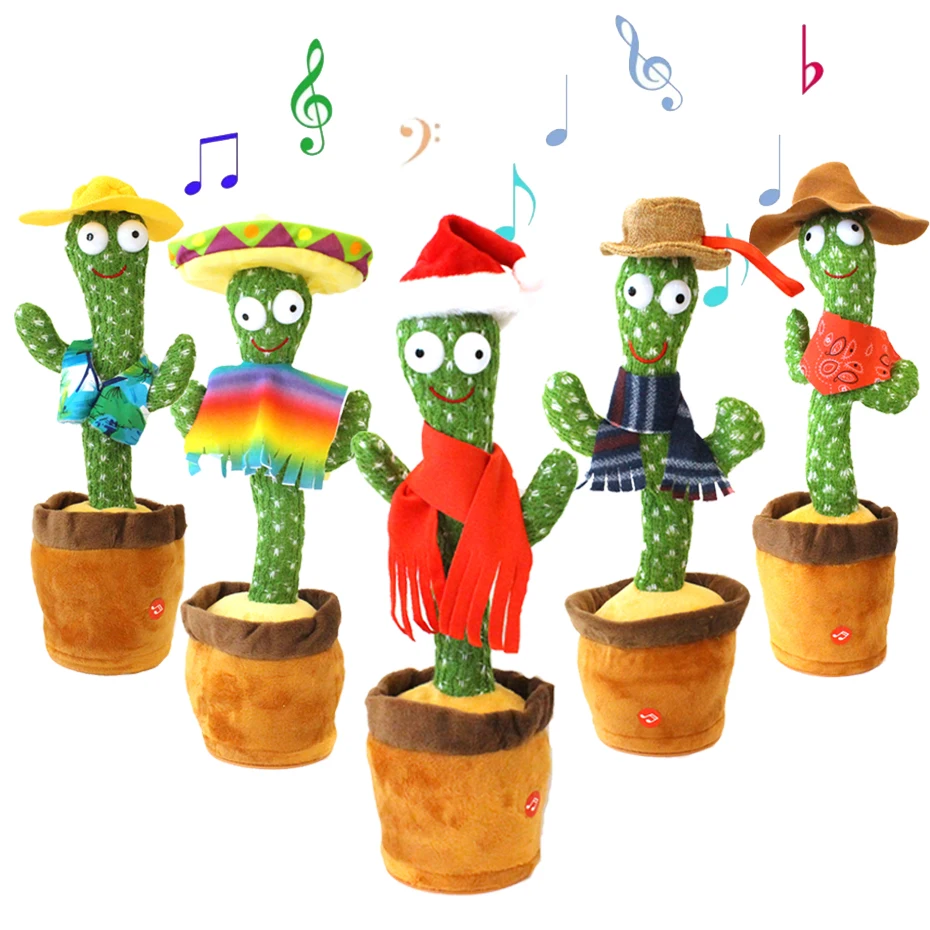 Lovely Talking Toy Dancing Cactus Doll Speak Talk Sound Record Repeat Toy Kawaii Cactus Toys Children Kids Education Toy Gift
Lovely Talking Toy Dancing Cactus Doll Speak Talk Sound Record Repeat Toy Kawaii Cactus Toys Children Kids Education Toy Gift