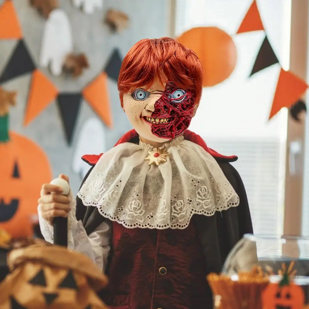 Halloween Masque Face Cover Cosplay Funny Dance Party Horror Joker Masks Halloween Accessories For Children Adult Costume
Halloween Masque Face Cover Cosplay Funny Dance Party Horror Joker Masks Halloween Accessories For Children Adult Costume