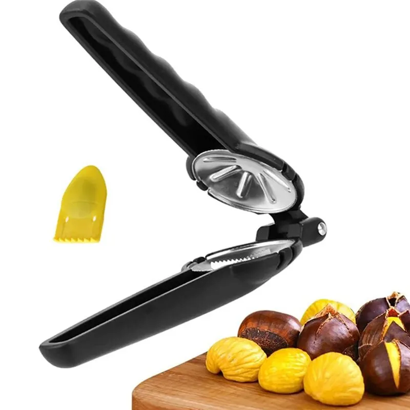2 in 1 Stainless Steel Quick Nuts Cracker Kitchen Tools Chestnut Clip Walnut Pliers Metal Chestnut Clip Sheller Nut Opener Gadge
2 in 1 Stainless Steel Quick Nuts Cracker Kitchen Tools Chestnut Clip Walnut Pliers Metal Chestnut Clip Sheller Nut Opener Gadge