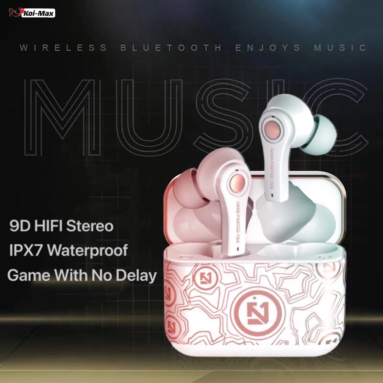 Quality TWS Waterproof Headphones 9D HIFI Stereo Noise Canceling Sports Wireless Bluetooth Earphones For Android IOS Phones
Quality TWS Waterproof Headphones 9D HIFI Stereo Noise Canceling Sports Wireless Bluetooth Earphones For Android IOS Phones