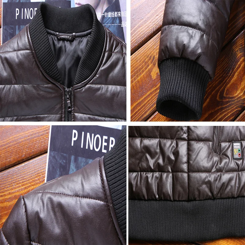 Зимняя мужская куртка DIMUSI модные мужские термопарки пальто Мужская Толстая