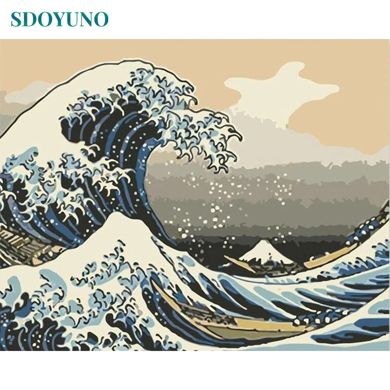 SDOYUNO Painting By Numbers For Adults Wave Scenery 60x75cm DIY Paint By Numbers On Canvas Frameless Hand Painting Unique Gift
SDOYUNO Painting By Numbers For Adults Wave Scenery 60x75cm DIY Paint By Numbers On Canvas Frameless Hand Painting Unique Gift