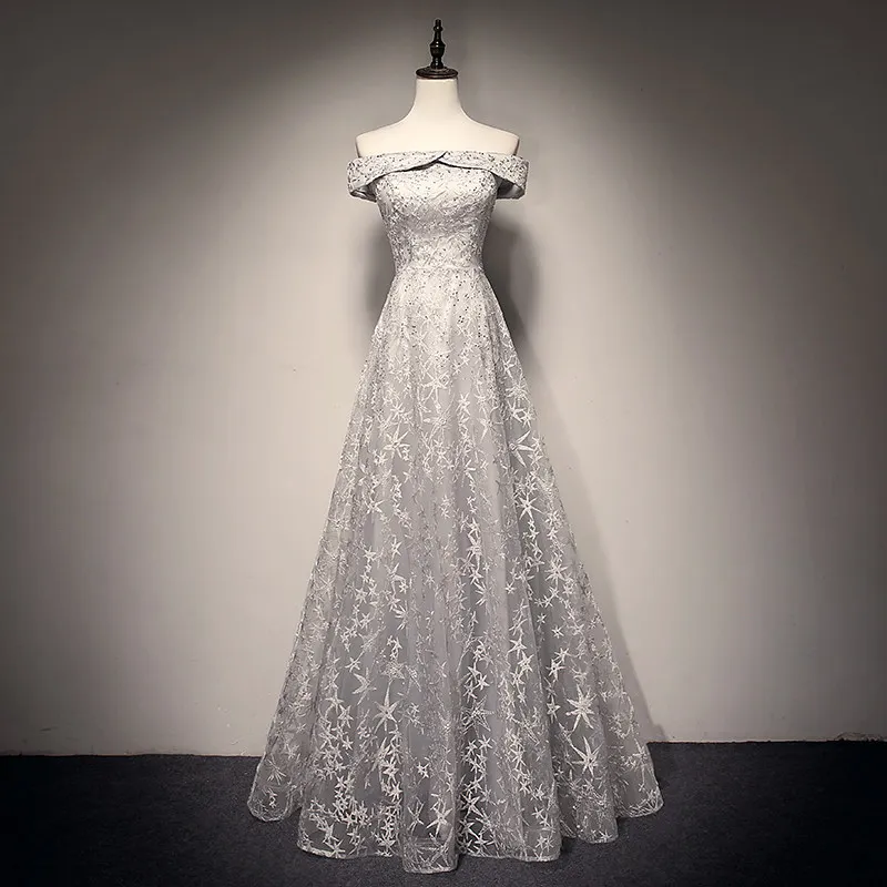 Chinese Evening Dresses Elegant Turtleneck Lace Up Off Shoulder Party Dress Simple A-line Formal Gown
Chinese Evening Dresses Elegant Turtleneck Lace Up Off Shoulder Party Dress Simple A-line Formal Gown