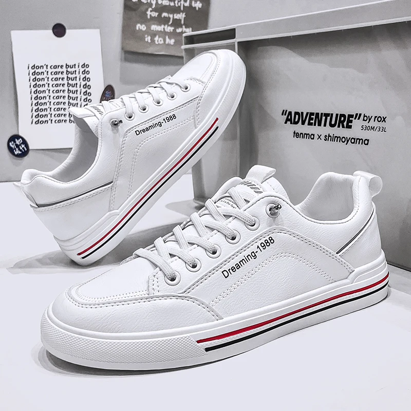 Original Men Leather Shoes Blackl Pu Casual Male Sneakers Comfortable Man Walking Footwear Designer Casual Shoes Mens
Original Men Leather Shoes Blackl Pu Casual Male Sneakers Comfortable Man Walking Footwear Designer Casual Shoes Mens