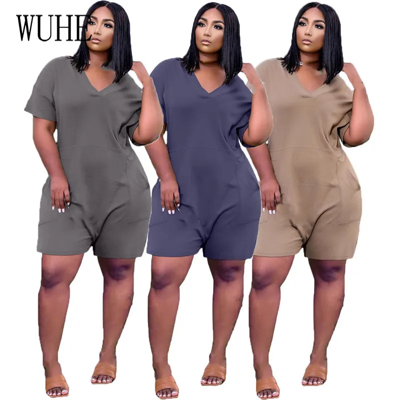 KEXU Casual Summer Jumpsuits Plea Size L-4XL Loose Sexy V Neck Short Sleeve High Street Home Sports Joggers Fitness Overalls
KEXU Casual Summer Jumpsuits Plea Size L-4XL Loose Sexy V Neck Short Sleeve High Street Home Sports Joggers Fitness Overalls
