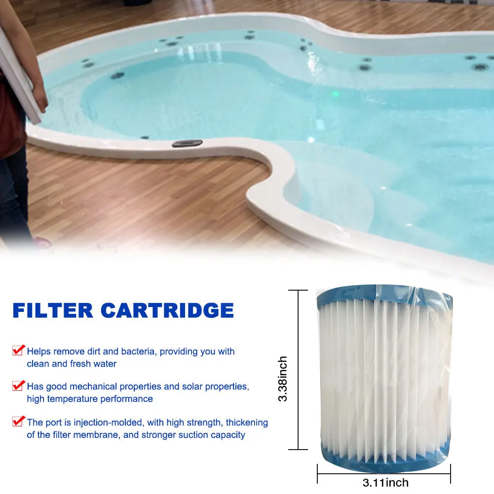 Swimming Pool Filter Cartridge 300 Gallon Filter Cartridge Replacement Washable Filter Core For Pool Filter Pump Inflatable Pool
Swimming Pool Filter Cartridge 300 Gallon Filter Cartridge Replacement Washable Filter Core For Pool Filter Pump Inflatable Pool