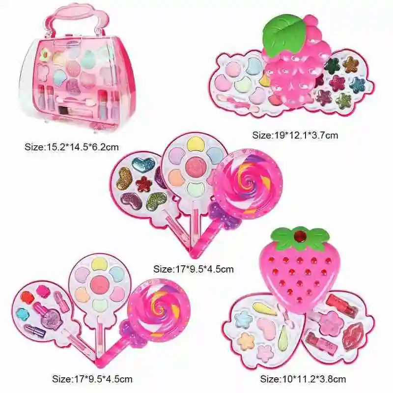 Girls Makeup Box Set Toy Washable Safety Make Up Toys For Girls Gifts Simulation Cosmetic Make Up Set Children Pretend Play Toys
Girls Makeup Box Set Toy Washable Safety Make Up Toys For Girls Gifts Simulation Cosmetic Make Up Set Children Pretend Play Toys