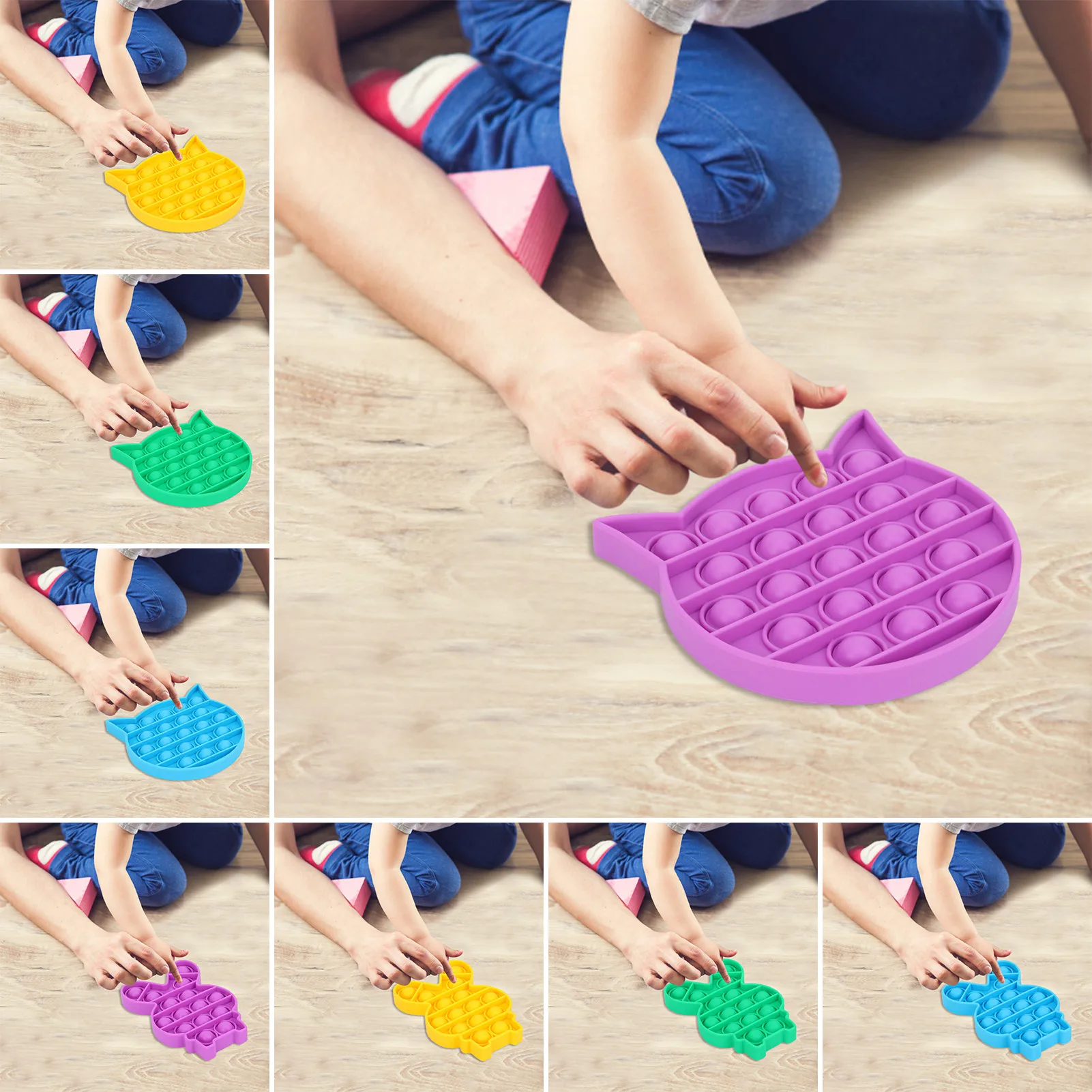 10PCS EDC Stress Relief Hand Fidget Toys Multi-color Durable Stress-Relieving Toys Marble Ball Autism ADHD Anxiety Therapy Toys
10PCS EDC Stress Relief Hand Fidget Toys Multi-color Durable Stress-Relieving Toys Marble Ball Autism ADHD Anxiety Therapy Toys