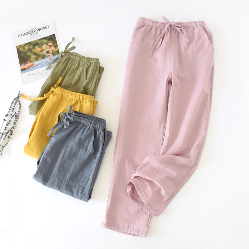 Cotton Women Sleep Bottom Drawstring Solid Couples Womens Sleepwear Pajama Pants Lounge Wear 122713WKA
Cotton Women Sleep Bottom Drawstring Solid Couples Womens Sleepwear Pajama Pants Lounge Wear 122713WKA