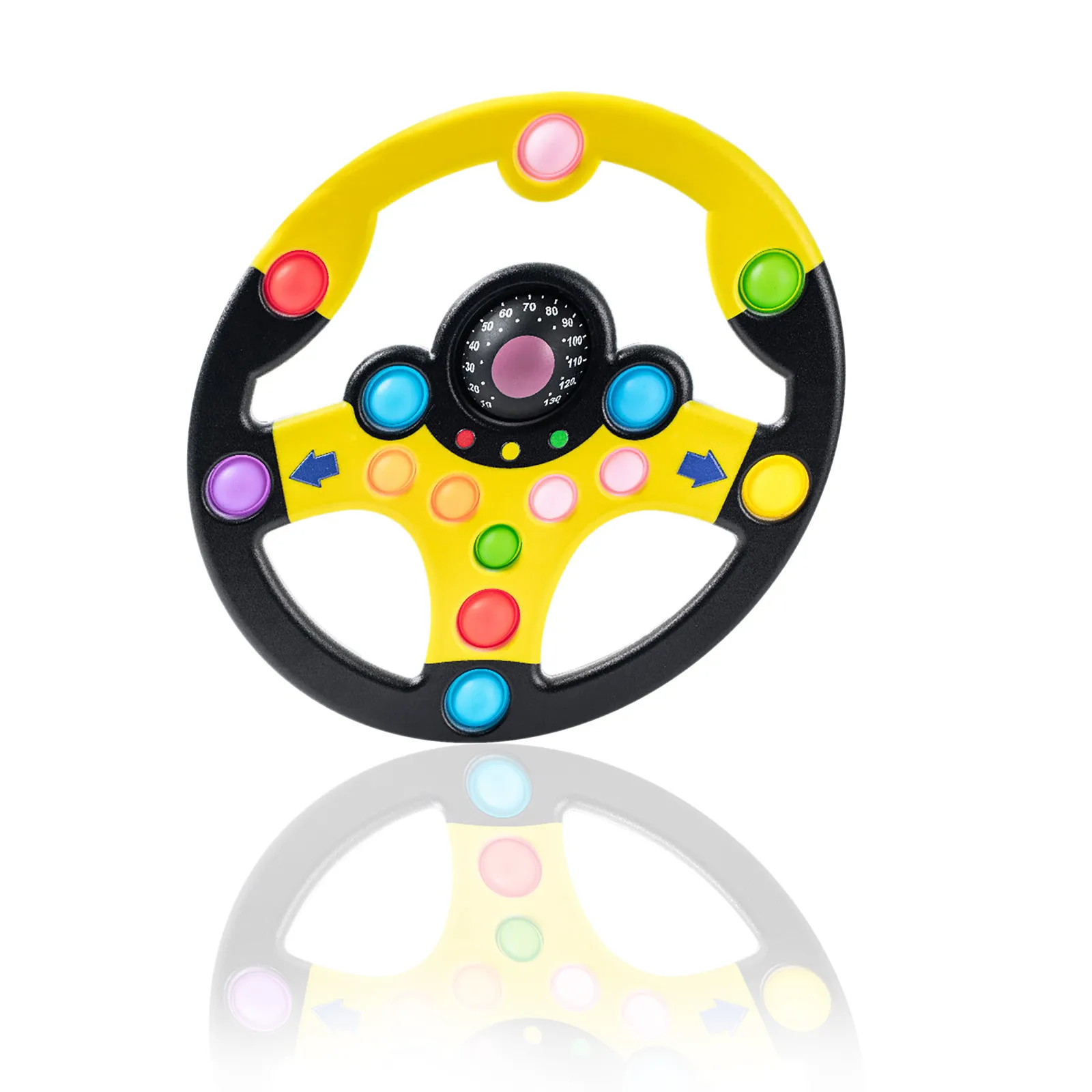 Electronic Simulation Steering Wheel Toy Fidget Toy Simples Dimple Board Game Early Educational Toys for Children Adult Gift
Electronic Simulation Steering Wheel Toy Fidget Toy Simples Dimple Board Game Early Educational Toys for Children Adult Gift