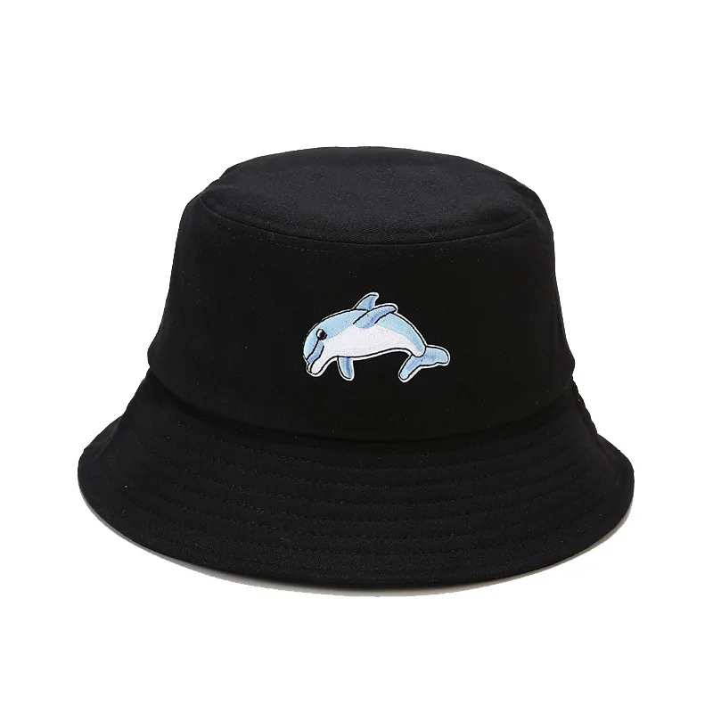 New Dolphin Print Fisherman Hat Fashion Outdoor Wild Bucket Hat Summer Sun Lovely Hat Neutral Cotton Hip-Hop Hat
New Dolphin Print Fisherman Hat Fashion Outdoor Wild Bucket Hat Summer Sun Lovely Hat Neutral Cotton Hip-Hop Hat