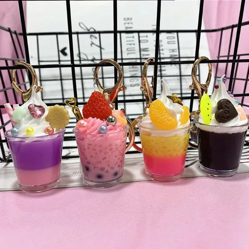 Cute Simulation Food Sweet Ice Cream Pendant PVC Keychain Cake Popsicle Key Ring Bag Decor Fashion Jewelry Unisex
Cute Simulation Food Sweet Ice Cream Pendant PVC Keychain Cake Popsicle Key Ring Bag Decor Fashion Jewelry Unisex