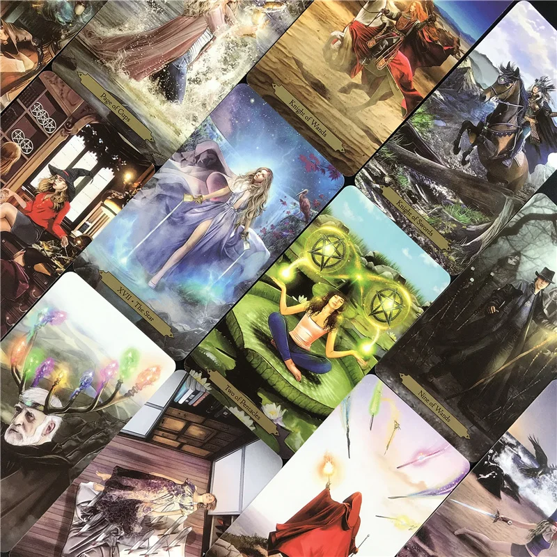 2020 High quality New Wizards Tarot Card Deck Based Deck English Version Playing Game Toy Divination Fortune Game
2020 High quality New Wizards Tarot Card Deck Based Deck English Version Playing Game Toy Divination Fortune Game