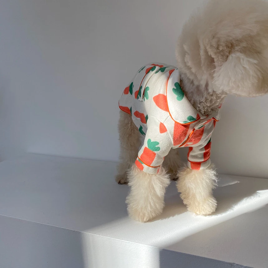 Pet dog summer air-conditioning suit daily pajamas with carrot element cute wind suit suitable for small dogs such as Pomeranian
Pet dog summer air-conditioning suit daily pajamas with carrot element cute wind suit suitable for small dogs such as Pomeranian