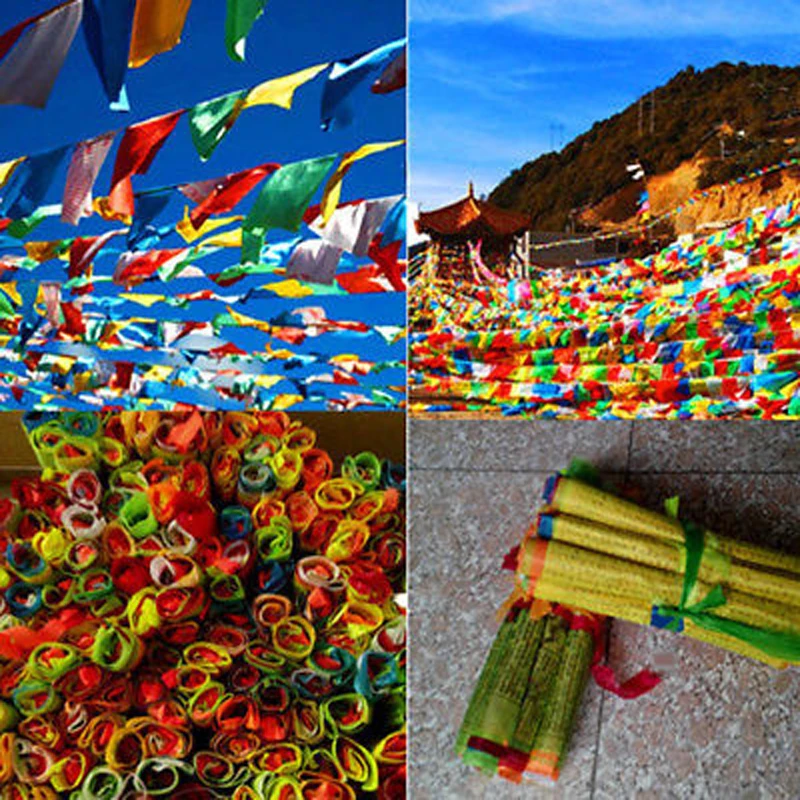 27x15cm 1 Set 20pcs Tibetan Buddhist Prayer Flags 5 Different Colors Fabric Craft Polyester Tibet Style Decorative Flag
27x15cm 1 Set 20pcs Tibetan Buddhist Prayer Flags 5 Different Colors Fabric Craft Polyester Tibet Style Decorative Flag