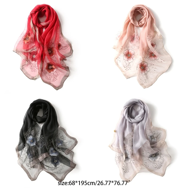 Embroidered Women Shawls Head Wraps Lady Travel Pashmina High Quality Elegent Fashion Winter Neck Scarves
Embroidered Women Shawls Head Wraps Lady Travel Pashmina High Quality Elegent Fashion Winter Neck Scarves