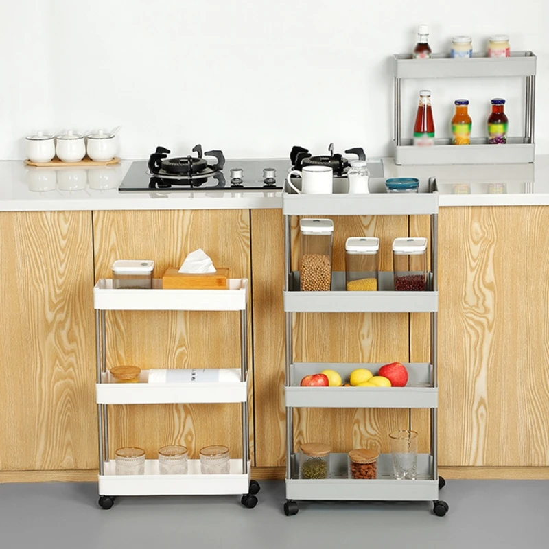 2/3/4 Tier Rolling Storage Cart Mobile Shelving Unit Organizer Slide Out Utility Cart Rack for Kitchen Bathroom Laundry B03E
2/3/4 Tier Rolling Storage Cart Mobile Shelving Unit Organizer Slide Out Utility Cart Rack for Kitchen Bathroom Laundry B03E
