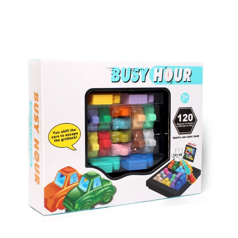 Funny Rush Hour Traffic Creativity Game Toy for Boys Girls Learning Busy Hour Puzzle Game Children Early Educational Gifts
Funny Rush Hour Traffic Creativity Game Toy for Boys Girls Learning Busy Hour Puzzle Game Children Early Educational Gifts