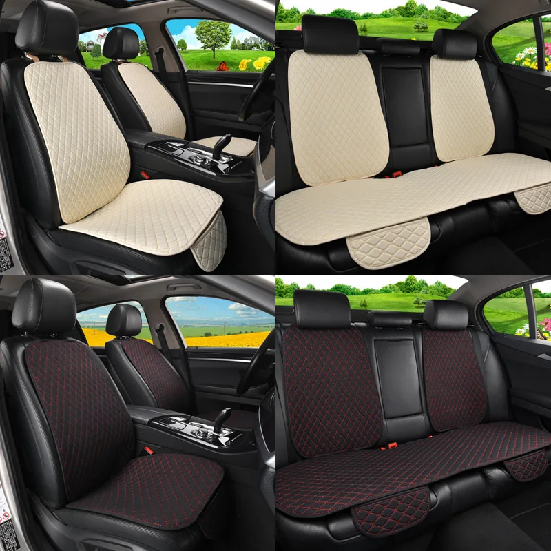 Flax Car Seat Cover Protector with Backrest Front Rear Seat Back Waist Washable Cushion Pad Mat for Auto Universal Fit Most Car
Flax Car Seat Cover Protector with Backrest Front Rear Seat Back Waist Washable Cushion Pad Mat for Auto Universal Fit Most Car