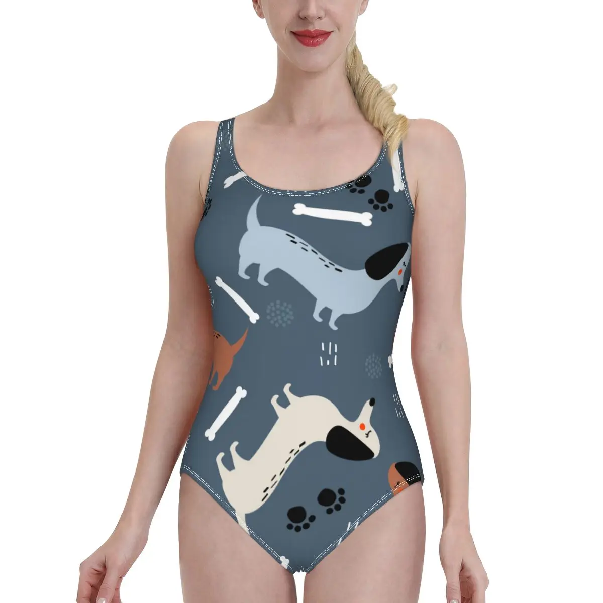 2021 Sexy Swimsuit Women Push Up One Piece Swimsuit Happy Dogs Bones Swimwear Female Bodysuit Monokini
2021 Sexy Swimsuit Women Push Up One Piece Swimsuit Happy Dogs Bones Swimwear Female Bodysuit Monokini
