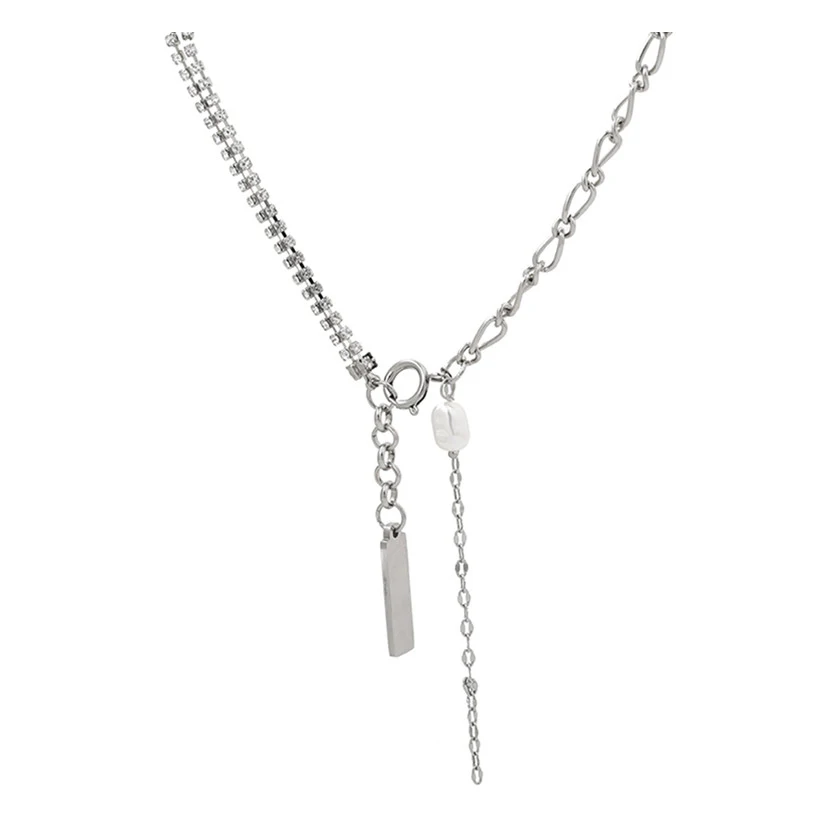 Korean Fashion stainless Steel Pearl Pendant Necklace Women Punk Harajuku Cuban chain Cute Choker Necklace Hip Hop Jewelry Gifts 
Korean Fashion stainless Steel Pearl Pendant Necklace Women Punk Harajuku Cuban chain Cute Choker Necklace Hip Hop Jewelry Gifts