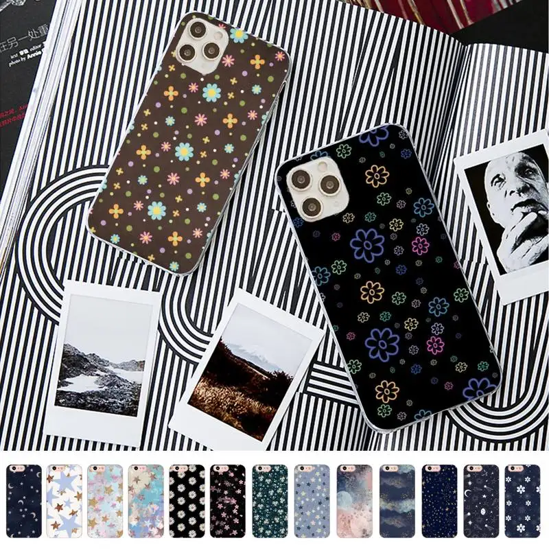 Stars flowers starry sky pattern Phone Case for iPhone 13 11 12 pro XS MAX 8 7 6 6S Plus X 5S SE 2020 XR case
Stars flowers starry sky pattern Phone Case for iPhone 13 11 12 pro XS MAX 8 7 6 6S Plus X 5S SE 2020 XR case