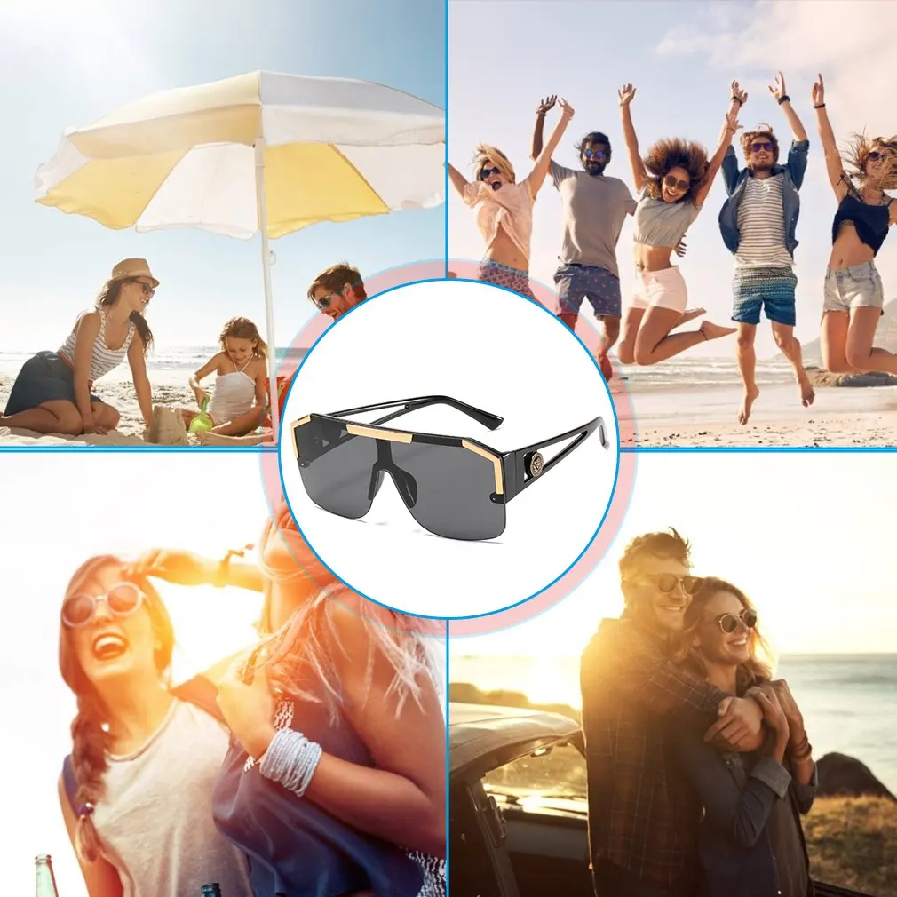 New Oversized Square Sunglasses Men Women Fashion Luxury Brand Square Metal Vintage Big Frame Rimless Sunglasses
New Oversized Square Sunglasses Men Women Fashion Luxury Brand Square Metal Vintage Big Frame Rimless Sunglasses