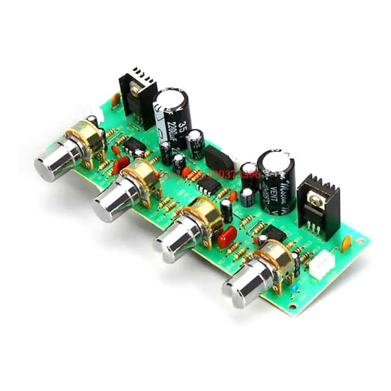 KYYSLB NE4558 Dual AC12~15V Amplifier Front DIY Fever Tone Board with High and Low Sounds Left and Right Balance Tuning Board
KYYSLB NE4558 Dual AC12~15V Amplifier Front DIY Fever Tone Board with High and Low Sounds Left and Right Balance Tuning Board