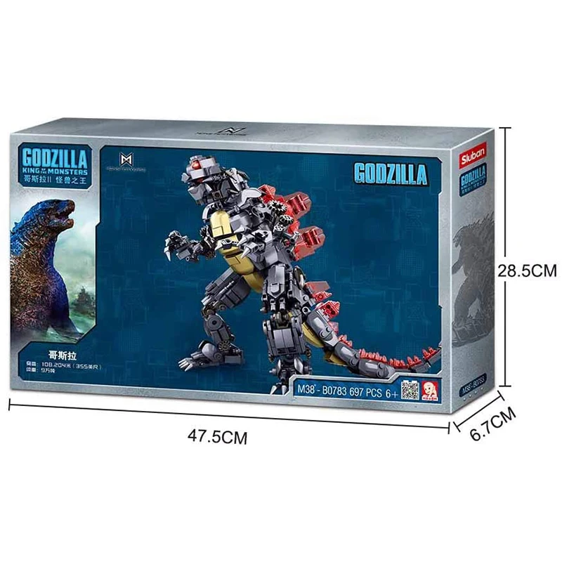 Bandai Godzilla 2 Monster King M38-B0783 697pcs Puzzle Assembled Building Block Toy Set Godzilla Action figure model toy
Bandai Godzilla 2 Monster King M38-B0783 697pcs Puzzle Assembled Building Block Toy Set Godzilla Action figure model toy