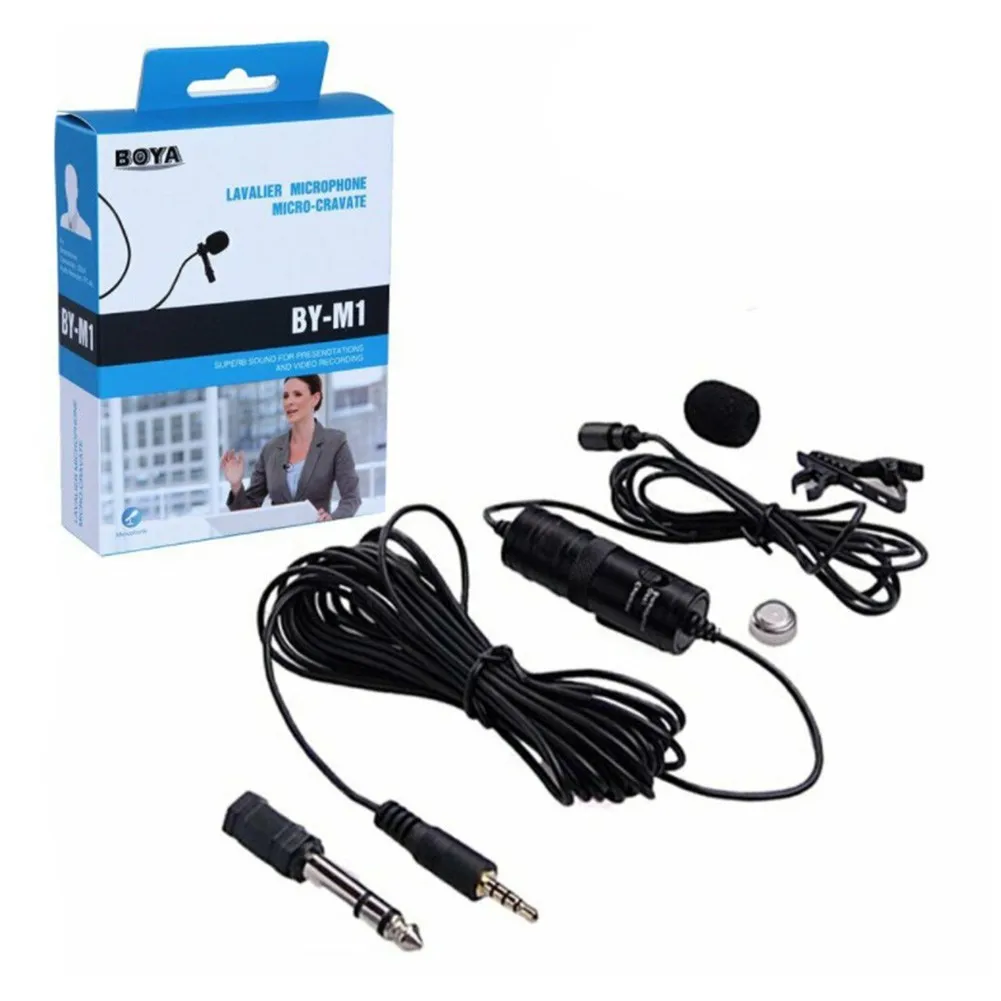 BOYA 3.5mm Audio Video Record Clip On Lavalier Lapel Microphone Video Mic For Youtube Video Record Mic For Pc IPhone 12Pro Max
BOYA 3.5mm Audio Video Record Clip On Lavalier Lapel Microphone Video Mic For Youtube Video Record Mic For Pc IPhone 12Pro Max