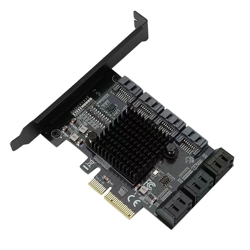 Плата расширения SATA PCI-E, PCIE 4X до 10 портов, SATA3.0, 6 Гбит/с 
Плата расширения SATA PCI-E, PCIE 4X до 10 портов, SATA3.0, 6 Гбит/с