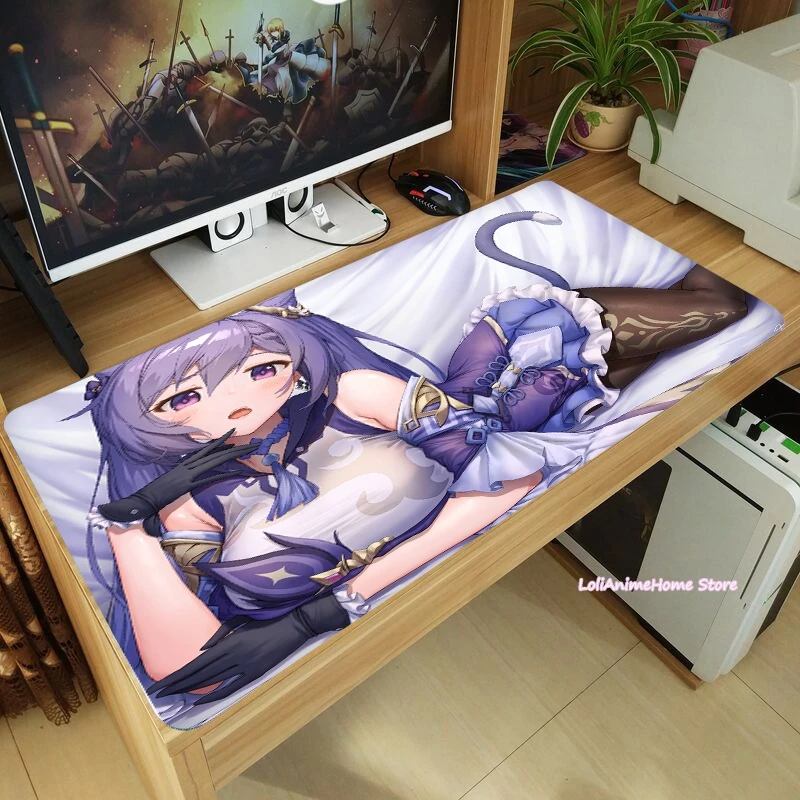 Game Genshin Impact Keqing Large Mouse Pad Thicken Laptop Gaming Mice Mat Desk Keyboard Mat Anti-Slip Playmat Cosplay Gift
Game Genshin Impact Keqing Large Mouse Pad Thicken Laptop Gaming Mice Mat Desk Keyboard Mat Anti-Slip Playmat Cosplay Gift