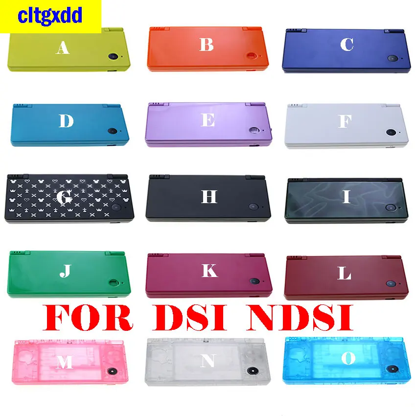 1 one piece set FOR Nintendo DSI NDSI plastic color cover shell replacement parts shell console with button kit 15 colors
1 one piece set FOR Nintendo DSI NDSI plastic color cover shell replacement parts shell console with button kit 15 colors