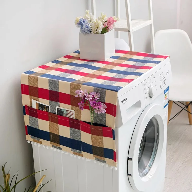 Country Washing Machine Dust Cover Cotton Linen Refrigerator Organizer Waterproof Case Fridge Cover Home Appliances Dust Towel 
Country Washing Machine Dust Cover Cotton Linen Refrigerator Organizer Waterproof Case Fridge Cover Home Appliances Dust Towel