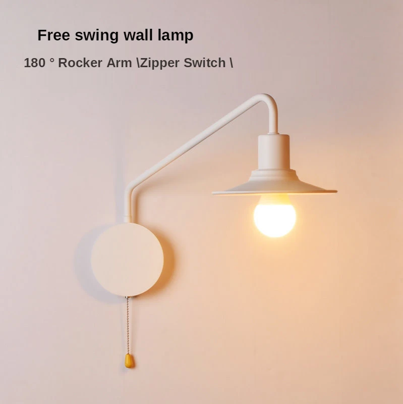 Living Room Study Bedroom Bedside Reading Wall Lamp Simple Modern Creative Fashion Lighting Rocker Arm with Wire Switch Lights
Living Room Study Bedroom Bedside Reading Wall Lamp Simple Modern Creative Fashion Lighting Rocker Arm with Wire Switch Lights
