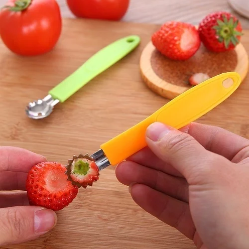 Practical Strawberry Tomatoes Leaves Remover Corer Vegetable Fruit Knife (Color: random)
Practical Strawberry Tomatoes Leaves Remover Corer Vegetable Fruit Knife (Color: random)