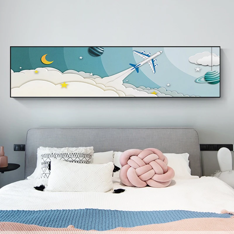 Nordic Space Airplane Posters Canvas Painting Modern Cartoon Print Pictures Wall Art Poster for Nursery Kids Children Room Decor
Nordic Space Airplane Posters Canvas Painting Modern Cartoon Print Pictures Wall Art Poster for Nursery Kids Children Room Decor
