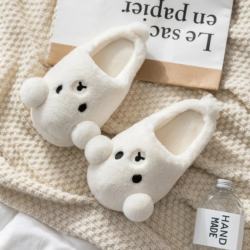 Slippers Women Plush Cartoon Thick-Soled Warm Couple Indoor Fall/Winter Household Male Home Slippers Cute Cartoon Women Slippers 
Slippers Women Plush Cartoon Thick-Soled Warm Couple Indoor Fall/Winter Household Male Home Slippers Cute Cartoon Women Slippers