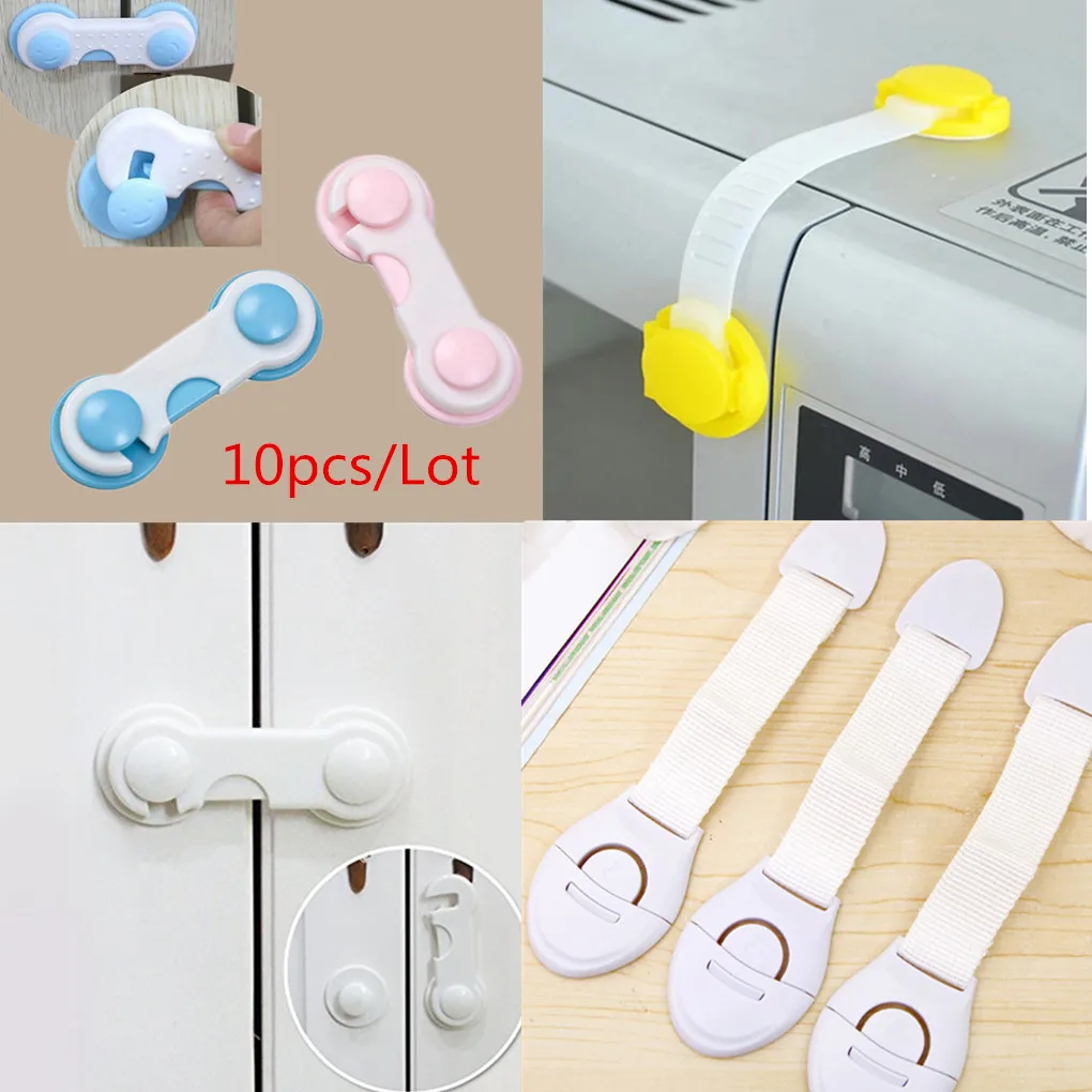 10pcs/Lot Baby Safety Protector Drawer Door Cabinet Cupboard Toilet Safety Locks Baby Kids Safety Care Plastic Locks
10pcs/Lot Baby Safety Protector Drawer Door Cabinet Cupboard Toilet Safety Locks Baby Kids Safety Care Plastic Locks