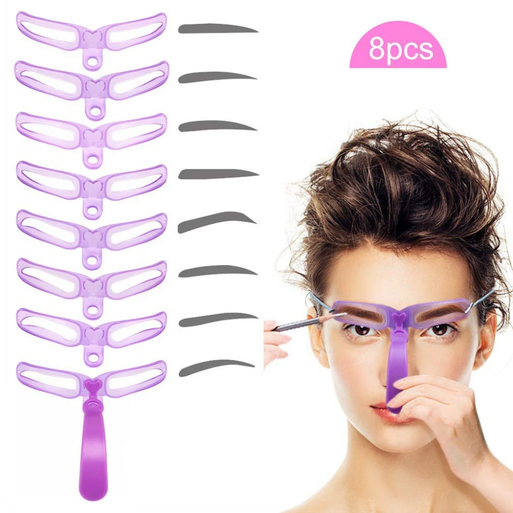 8PCS Eyebrow Shaper Makeup Template Eyebrow Grooming Shaping Stencil Kit DIY Eyebrow Template Reusable 8 in1 Eyebrow Shaping
8PCS Eyebrow Shaper Makeup Template Eyebrow Grooming Shaping Stencil Kit DIY Eyebrow Template Reusable 8 in1 Eyebrow Shaping