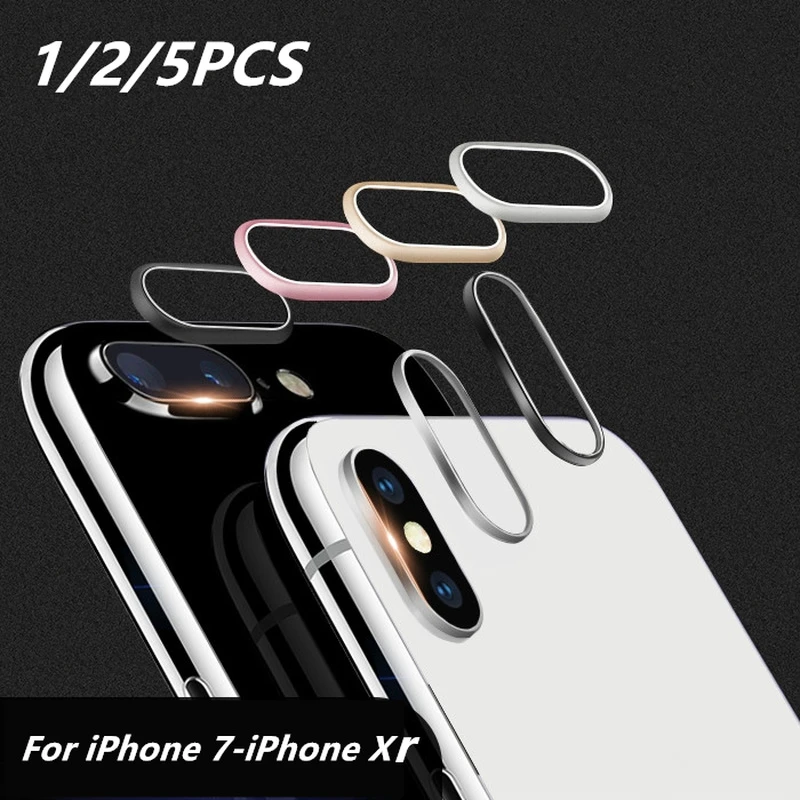 1/2/5PCS Camera Lens Screen Protector For iPhone XR XS X 7 8 Plus Metal Back Lens Circle Ring Protective Cover For Apple iPhone
1/2/5PCS Camera Lens Screen Protector For iPhone XR XS X 7 8 Plus Metal Back Lens Circle Ring Protective Cover For Apple iPhone