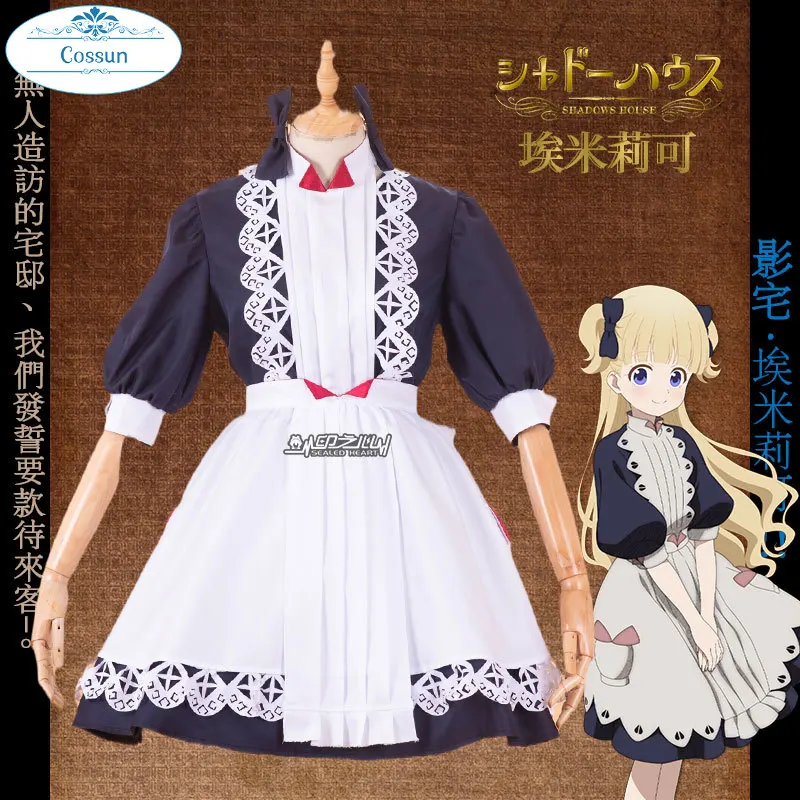 Anime!Shadows House Emilik Maid Dress Lovely Uniform Cosplay Costume Halloween Carnival Party Suit Dailydress For Women 2021 NEW
Anime!Shadows House Emilik Maid Dress Lovely Uniform Cosplay Costume Halloween Carnival Party Suit Dailydress For Women 2021 NEW