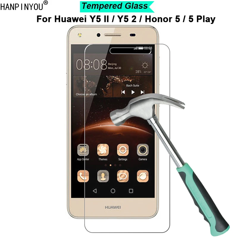 Для Huawei Y5 2 II Y5II Y5 2016 / Honor 5 / Play 9H твердость 2.5D ультратонкая закаленная защитная пленка из закаленного стекла
Для Huawei Y5 2 II Y5II Y5 2016 / Honor 5 / Play 9H твердость 2.5D ультратонкая закаленная защитная пленка из закаленного стекла