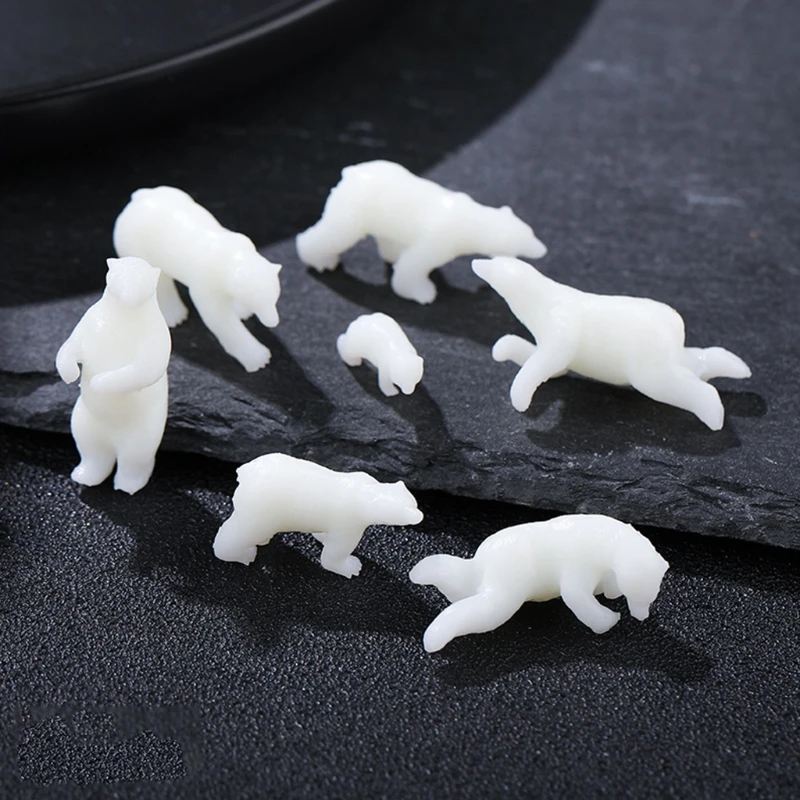 3 Pcs/Set Soft Plastic Polar Bear Models Epoxy Filling Material Crystal Resin DIY Crafts 3D Mini Animals Modeling Filler
3 Pcs/Set Soft Plastic Polar Bear Models Epoxy Filling Material Crystal Resin DIY Crafts 3D Mini Animals Modeling Filler
