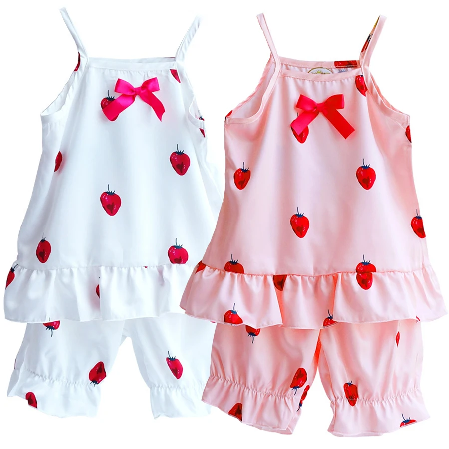 baby girl pajamas summer 2020 pyjama kids Strawberry Slip vest+shorts 2pcs pajamas set Little Girls Sleepwear 2-13 years Toddler
baby girl pajamas summer 2020 pyjama kids Strawberry Slip vest+shorts 2pcs pajamas set Little Girls Sleepwear 2-13 years Toddler