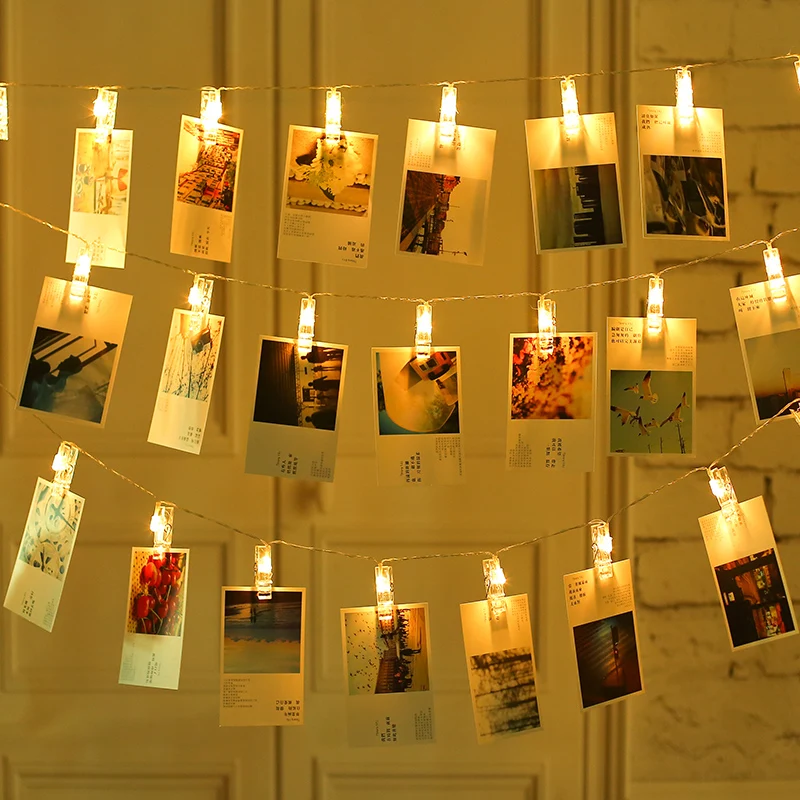 LED Cards Photos Holder Pegs String Lights Clip Christmas Wedding Birthday Party Valentine's day Decoration Battery USB Power
LED Cards Photos Holder Pegs String Lights Clip Christmas Wedding Birthday Party Valentine's day Decoration Battery USB Power